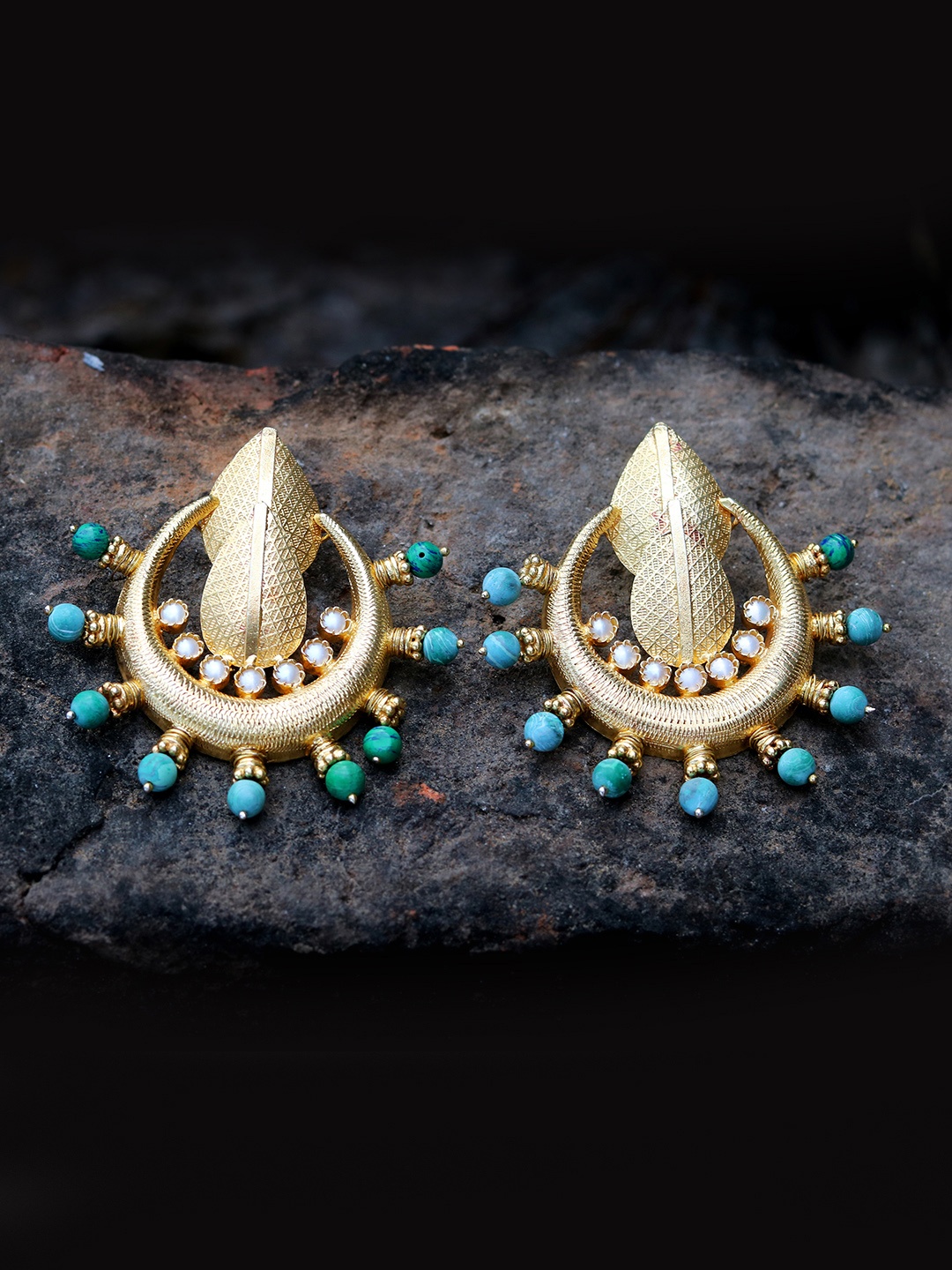 

Silvermerc Designs Gold-Plated & Handcrafted Contemporary Studs