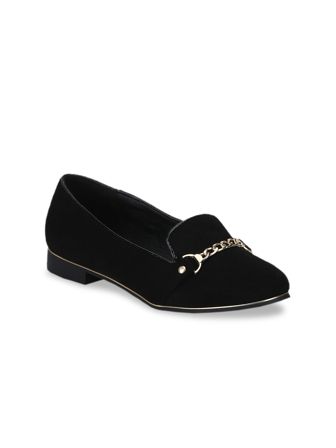 

Truffle Collection Women Black Solid Ballerinas
