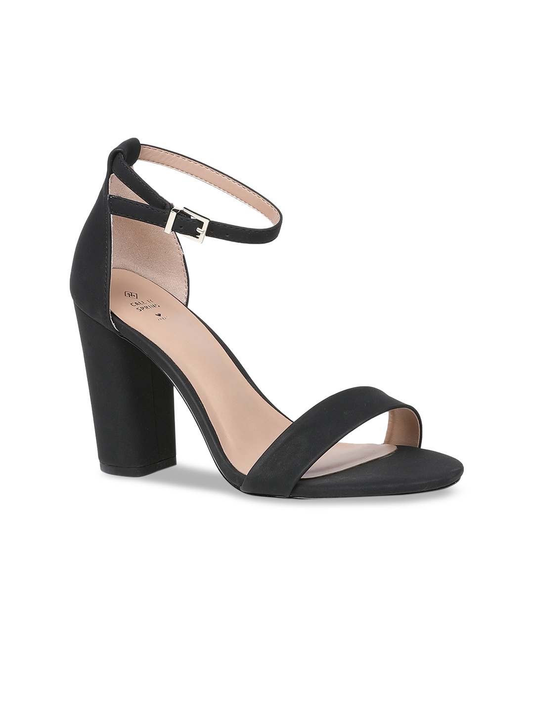 

Call It Spring Women Black Solid Sandals