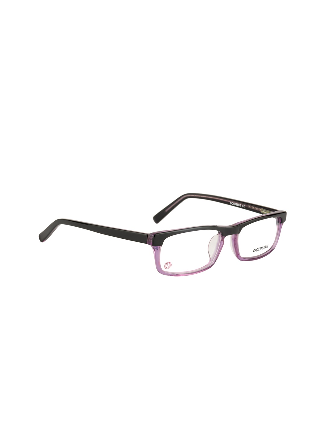

Gold Berg Women Purple & Black Colourblocked Full Rim Rectangle Frames GB-103_C15