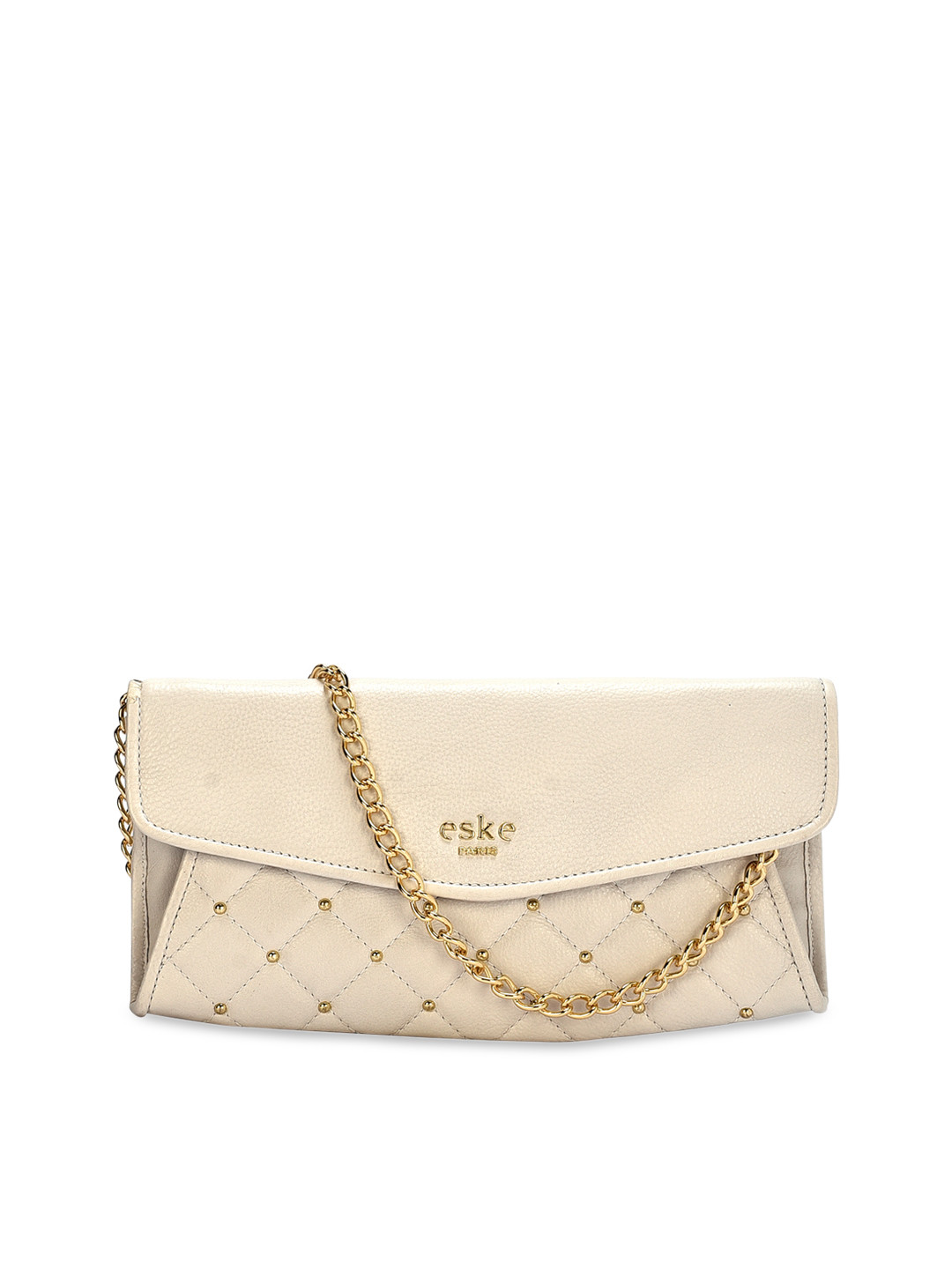 

Eske White Embellished Shoulder Bag