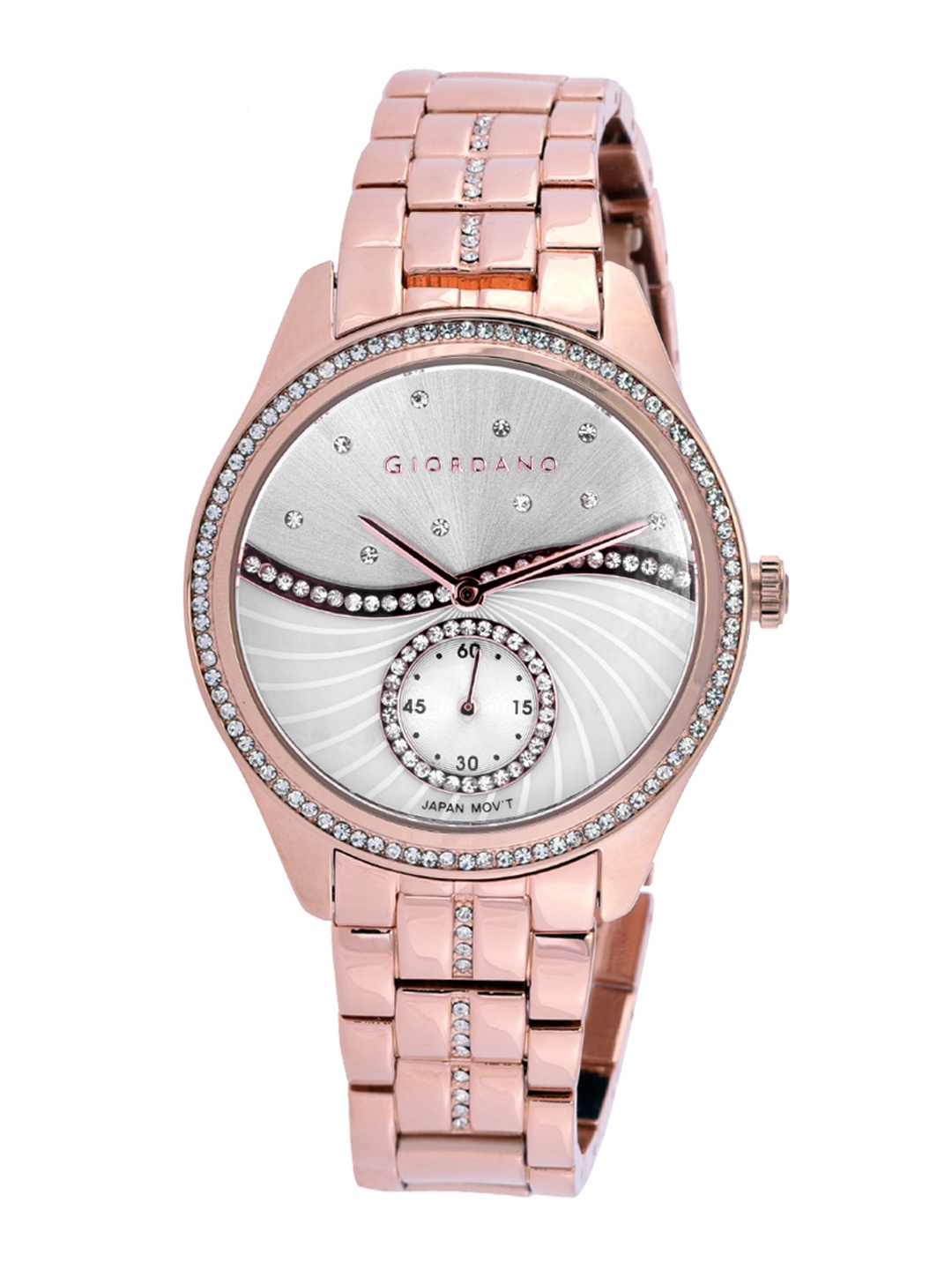 

GIORDANO Women Silver-Toned Analogue Watch GD-2026-11