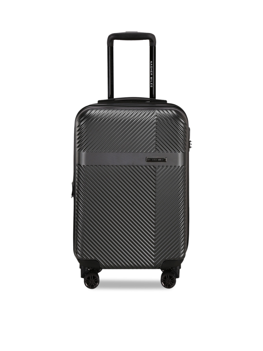 Nasher Miles Unisex Black Small Cabin Trolley Suitcase