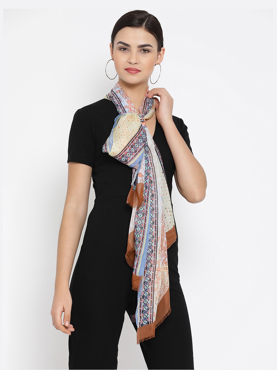 

SHINGORA Women Multicoloured Printed Stole, Multi