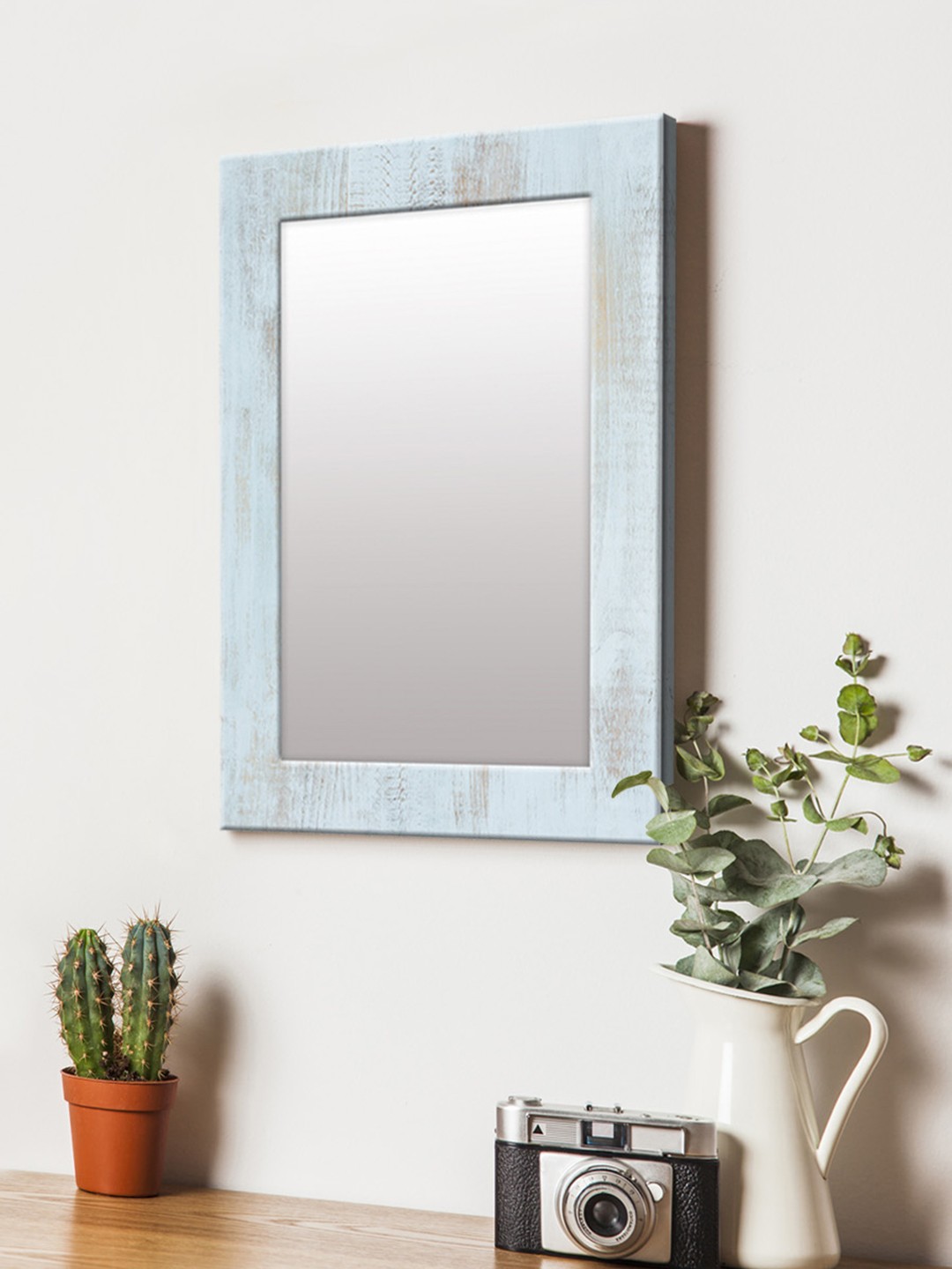 

999Store Grey Printed MDF Wall Mirror