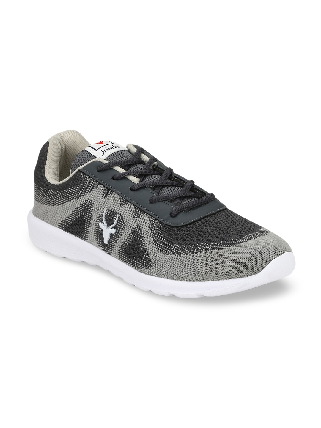 

HIROLAS Men Grey Running Shoes
