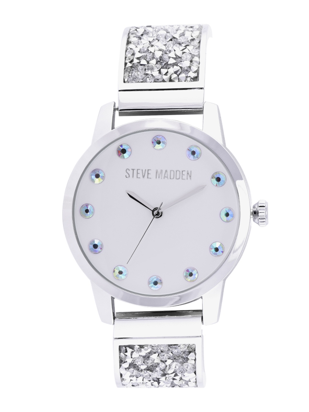 

Steve Madden Women Silver-Toned Analogue Watch SMW233