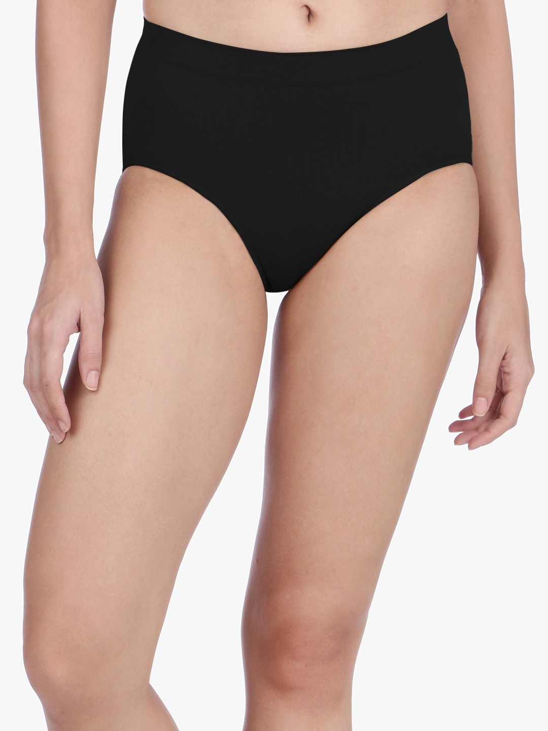 

Candyskin Women Black Solid Seamless Shaper Brief CSB307BK