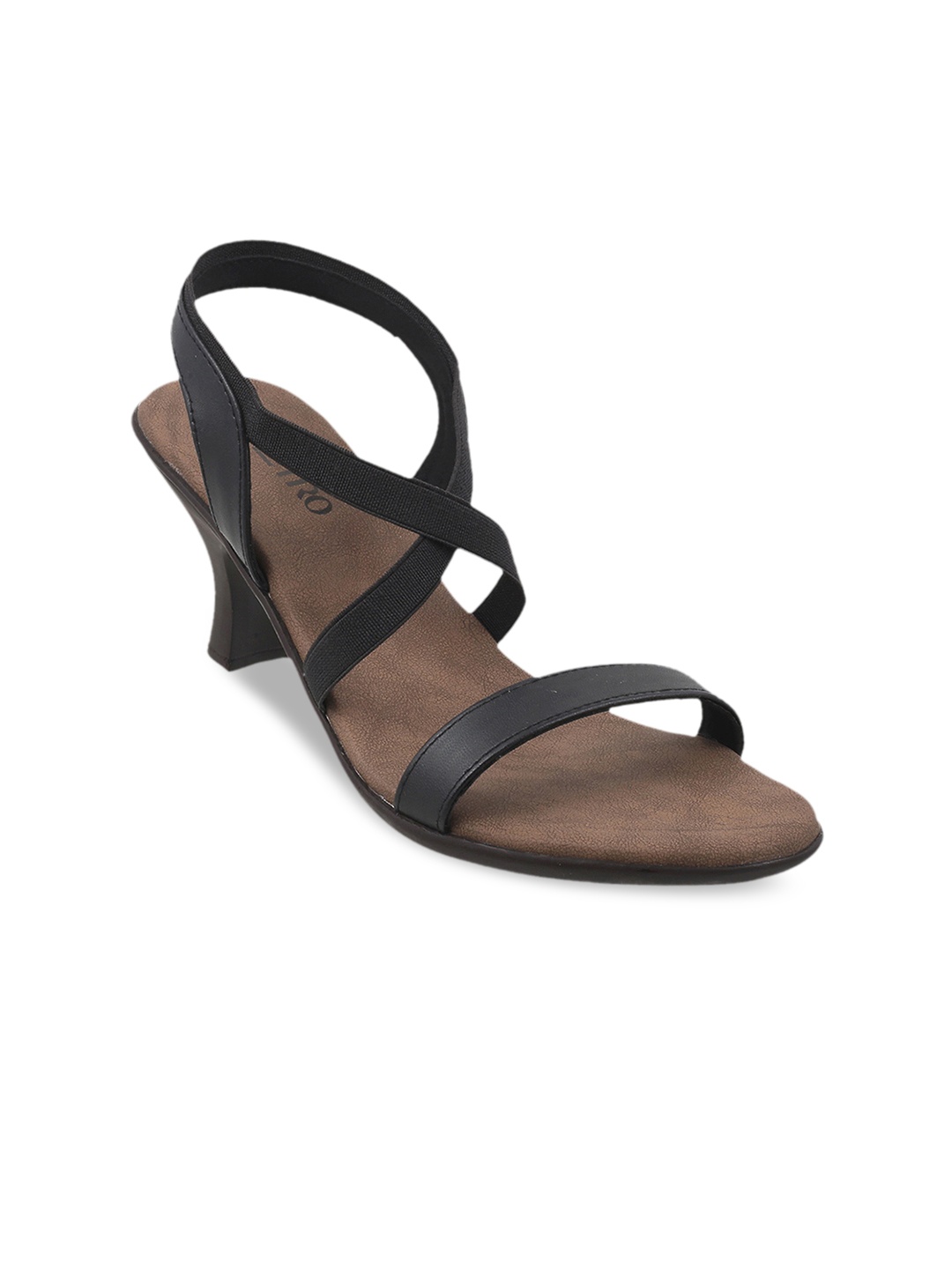 

Metro Women Black Solid Sandals