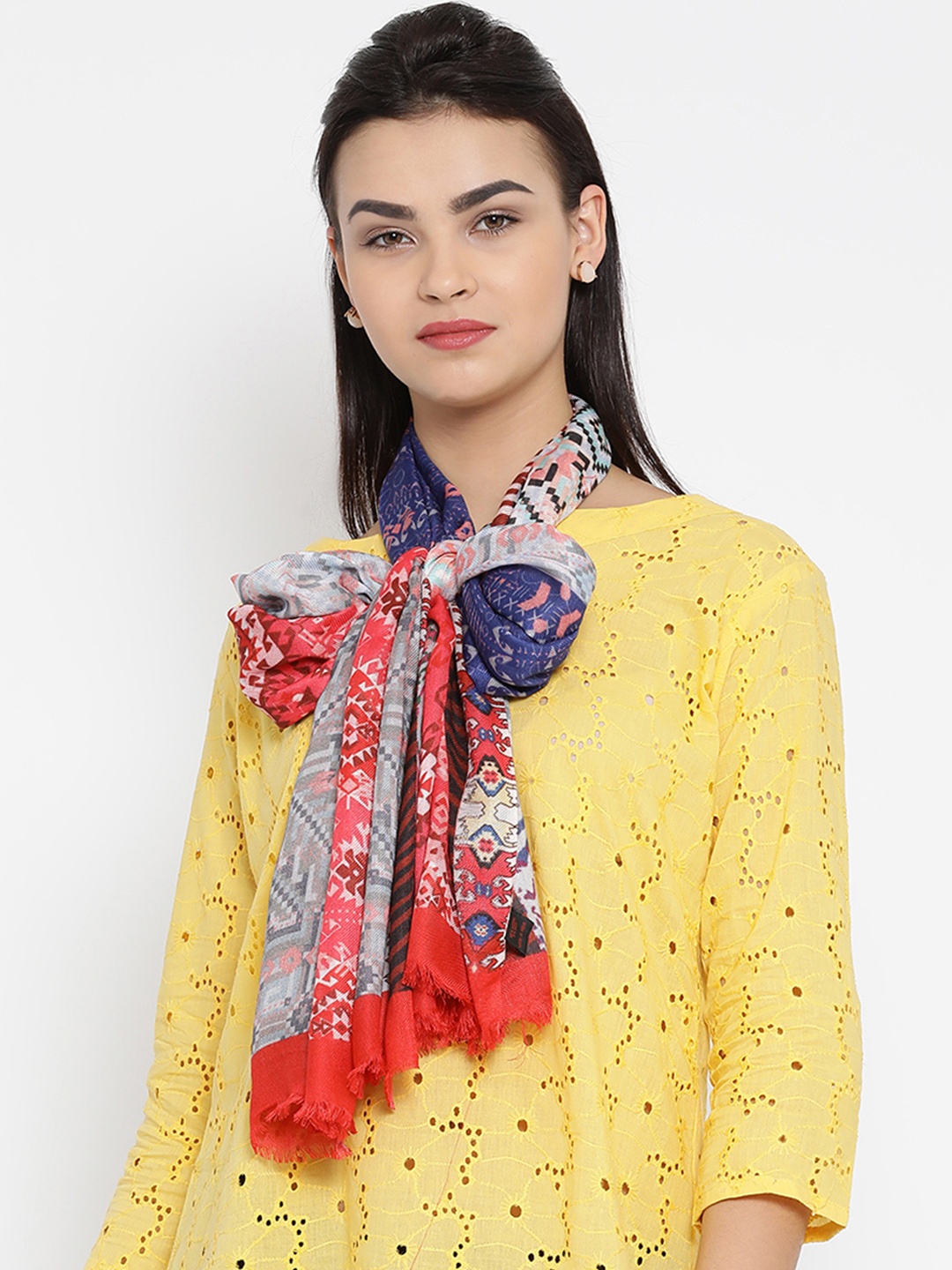 

SHINGORA Women Multicoloured Printed Stole, Multi