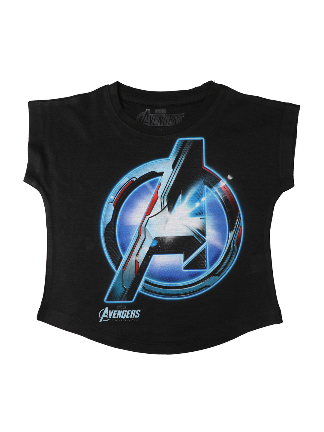 

Marvel by Wear Your Mind Girls Black Printed Top