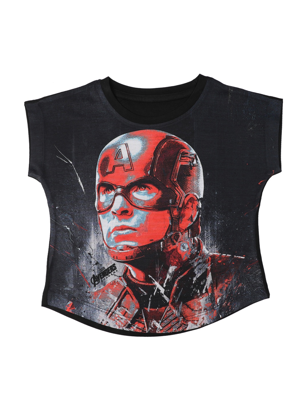 

Marvel by Wear Your Mind Girls Grey Printed Top
