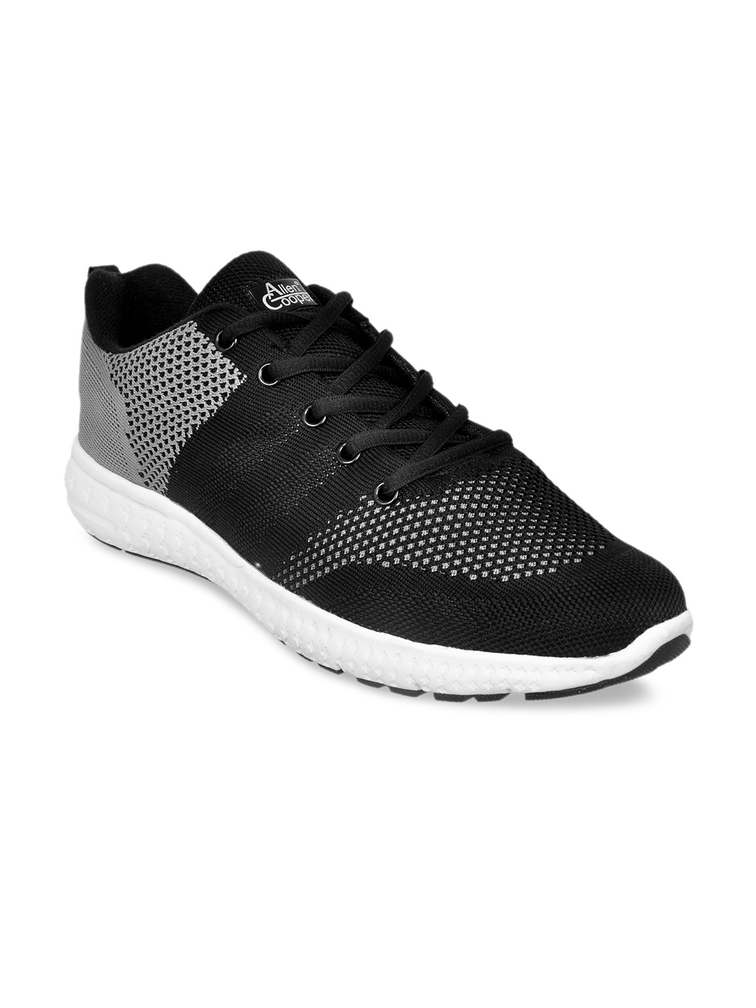 Allen Cooper Men Grey Walking Shoes