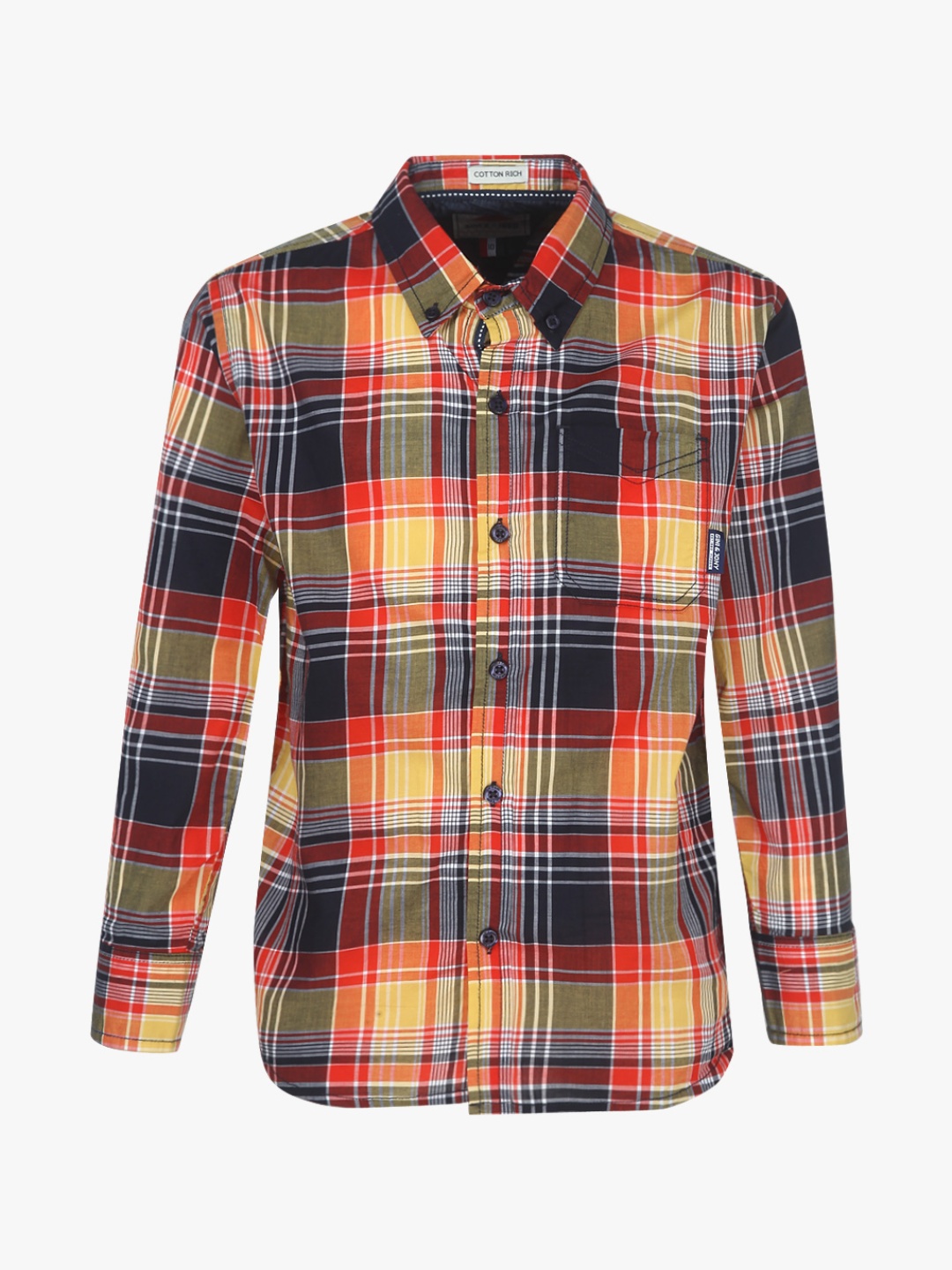 

Multicoloured Regular Fit Casual Shirt, Multi
