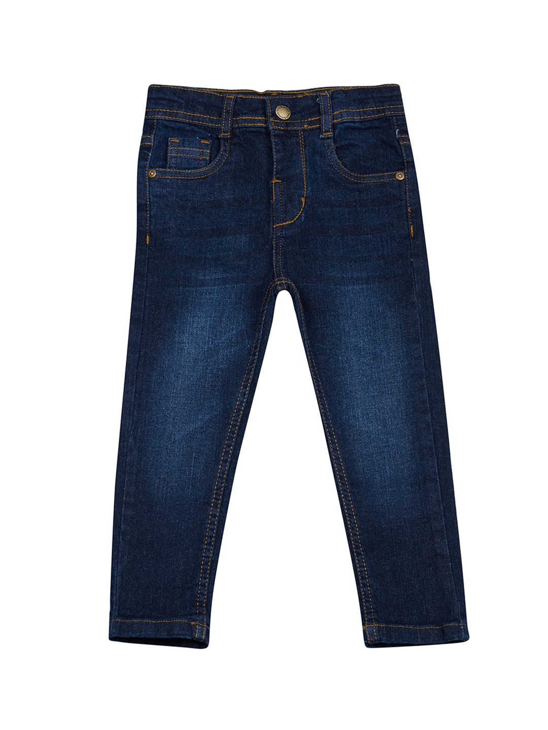 

TALES & STORIES Boys Blue Slim Fit Mid-Rise Clean Look Stretchable Jeans