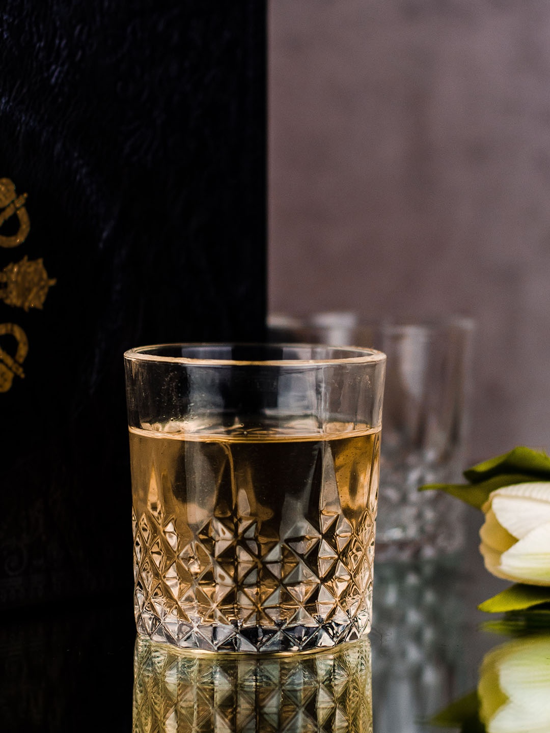 

GOODHOMES Set of 12 Transparent Whisky Glasses 250 ml each