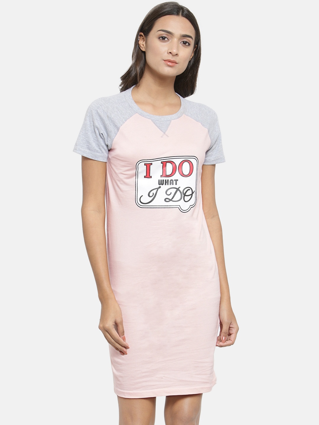

Slumber Jill Women Pink Printed Sleep Shirt FWSJ426