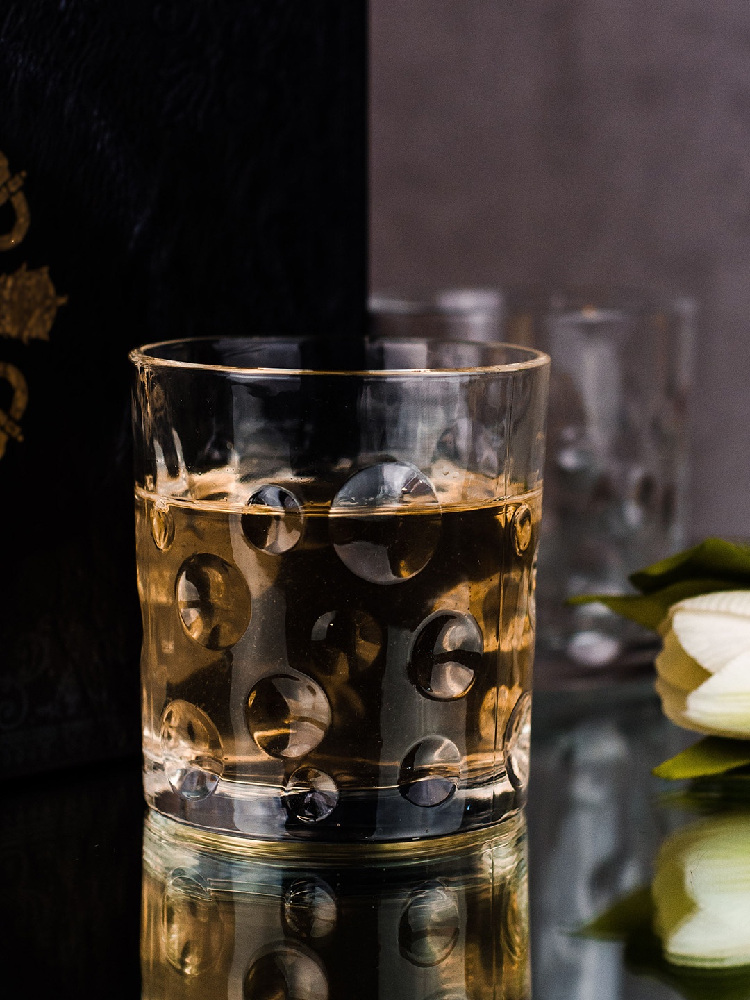 

GOODHOMES Set of 6 Transparent Whisky Glasses 320 ml each