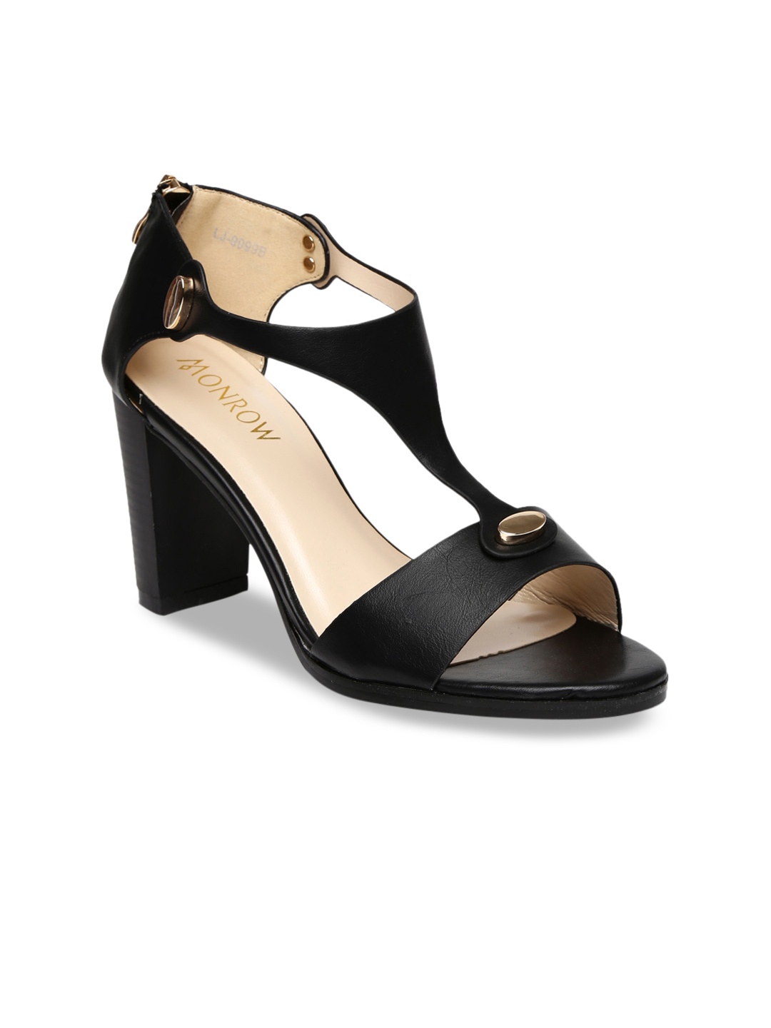 

Monrow Women Black Solid Heels
