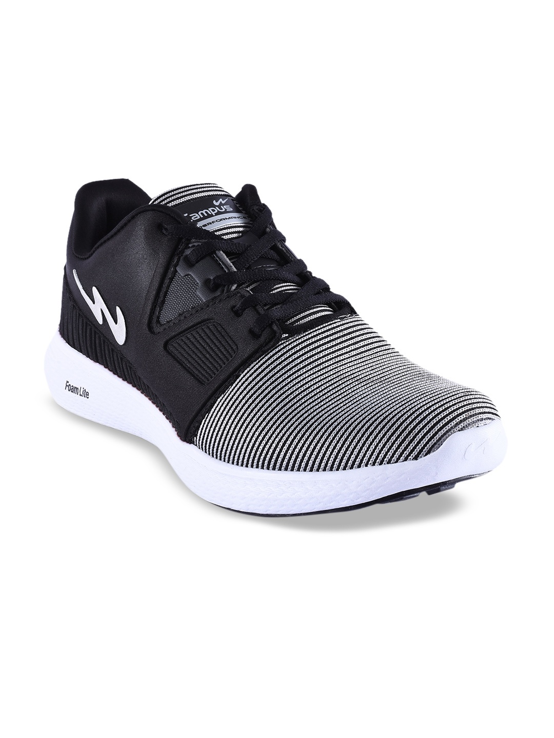 Campus Men Black Running Shoes