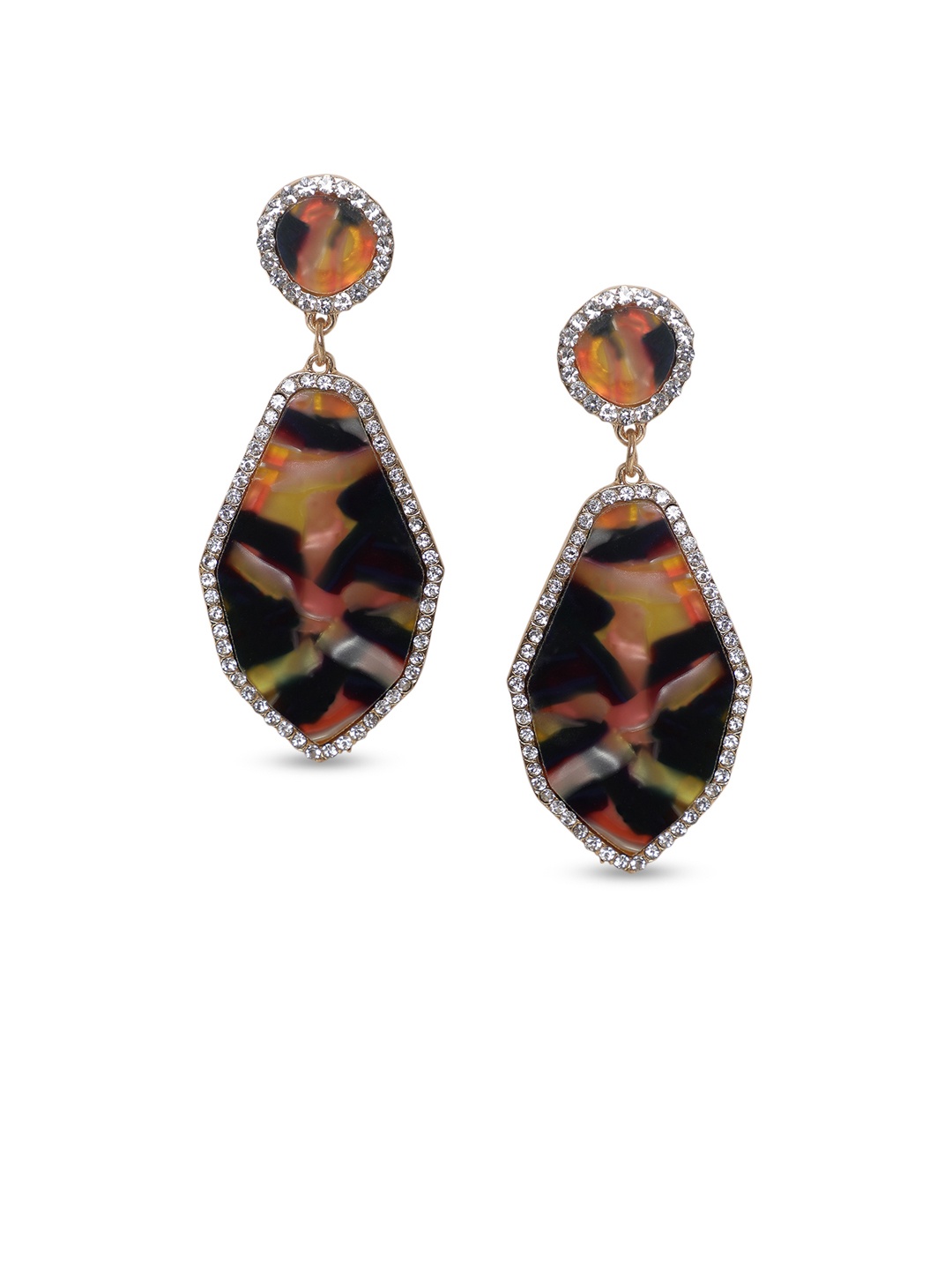 

Kazo Multicoloured Oval Drop Earrings, Multi