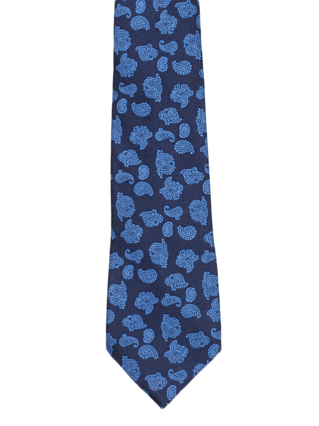 

Tossido Blue Printed Broad Tie