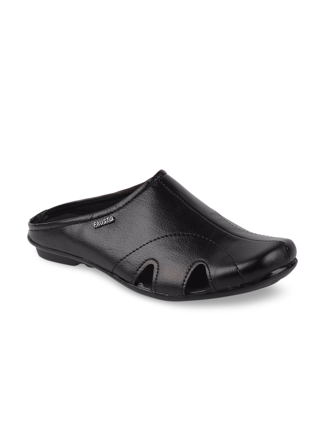 

FAUSTO Men Black Clogs
