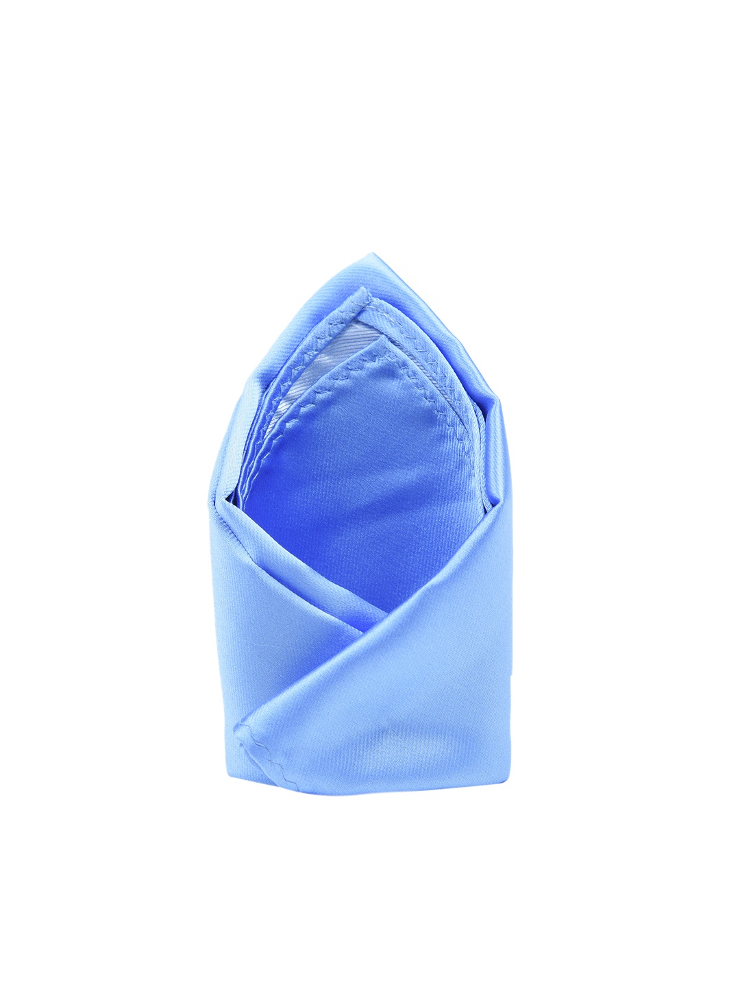

Tossido Men Blue Solid Woven Pocket Square
