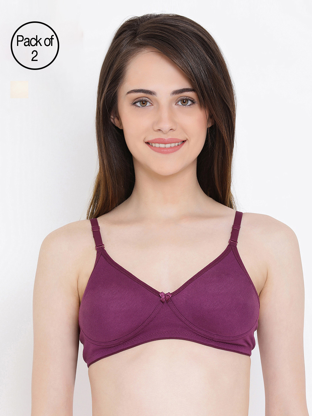 

Clovia Pack Of 2 Bra, Multi