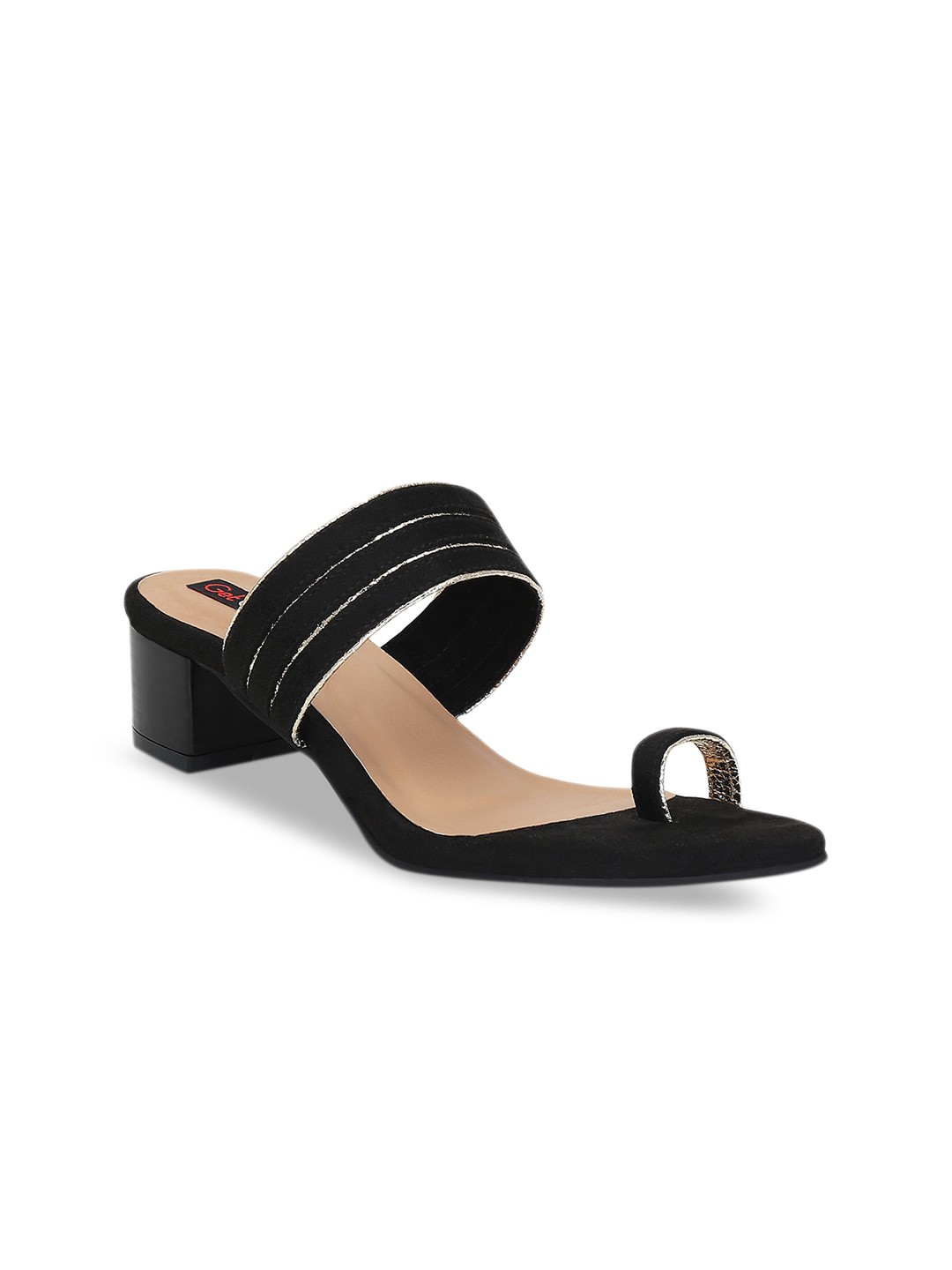 

Get Glamr Women Black Solid Heels