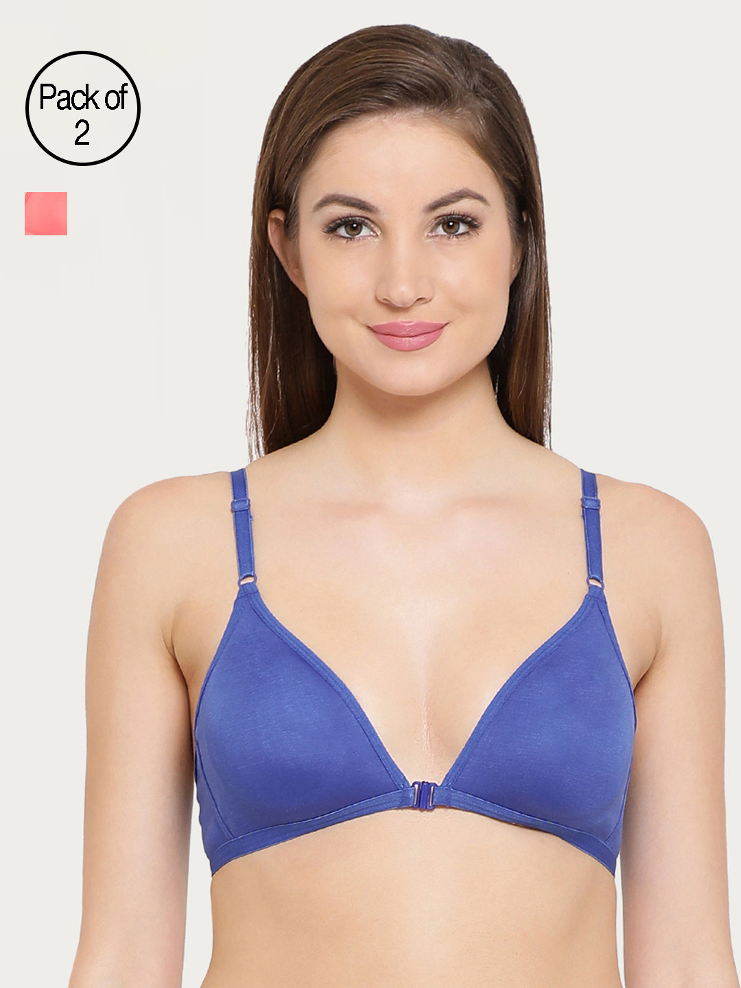 

Clovia Pack Of 2 Bra, Blue