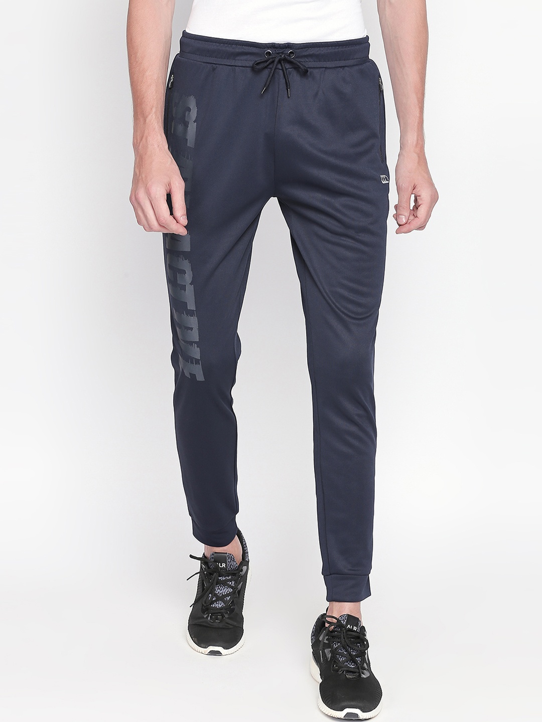 Ajile by Pantaloons Men Blue Regular Fit Solid Joggers