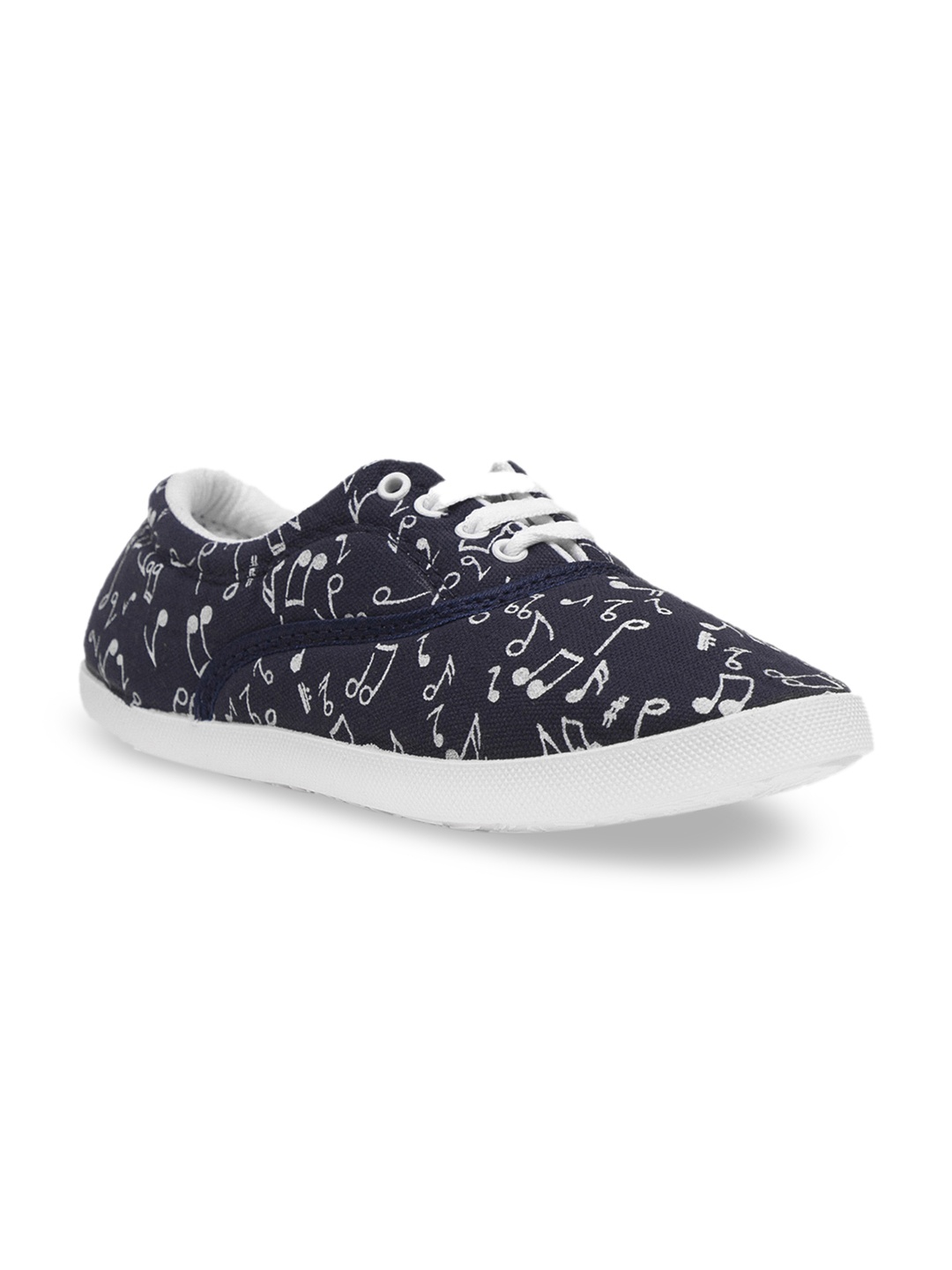 

ASIAN Women Navy Blue Printed Sneakers