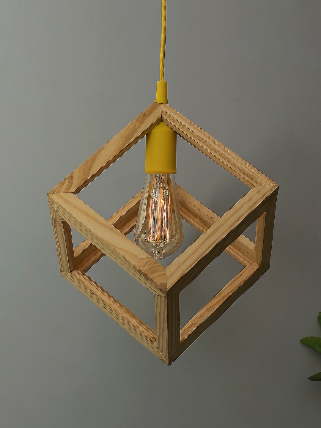 

Homesake Beige Solid Handcrafted Pendent Lamp
