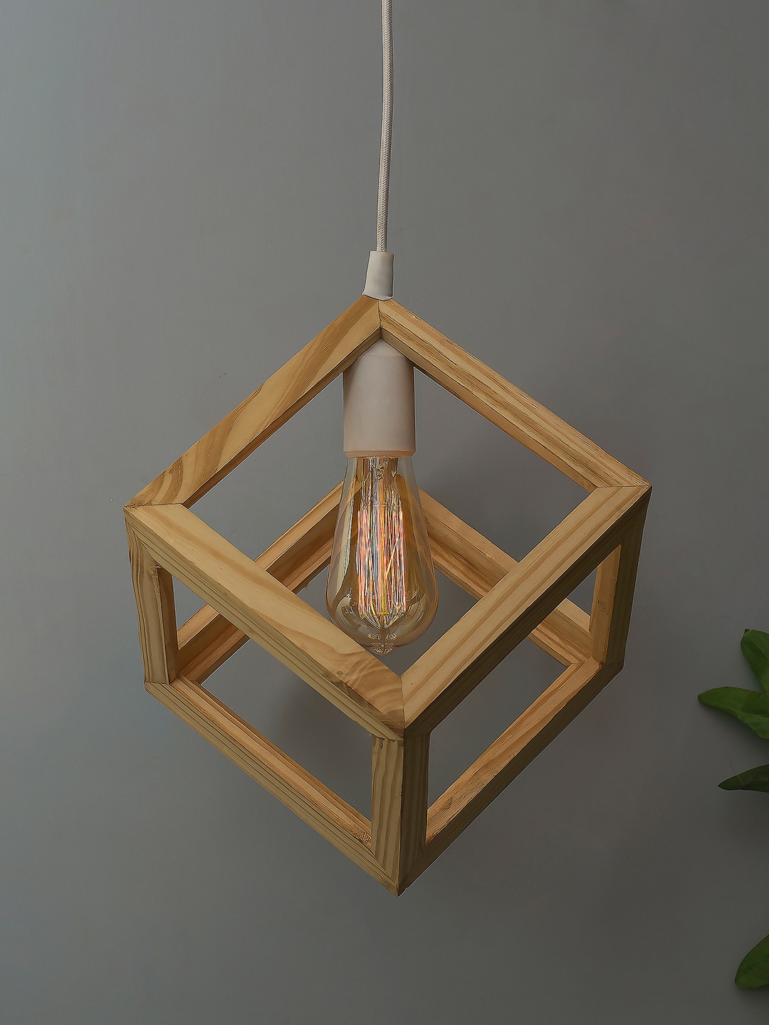 

Homesake Beige Solid Handcrafted Hanging Light
