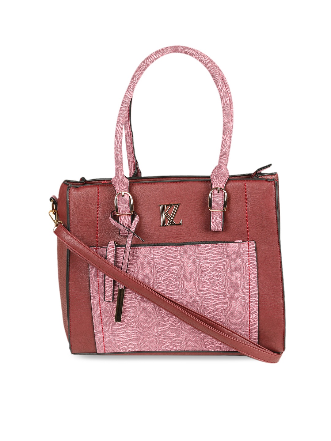 

Kazo Red Women Colourblocked Shoulder Bag
