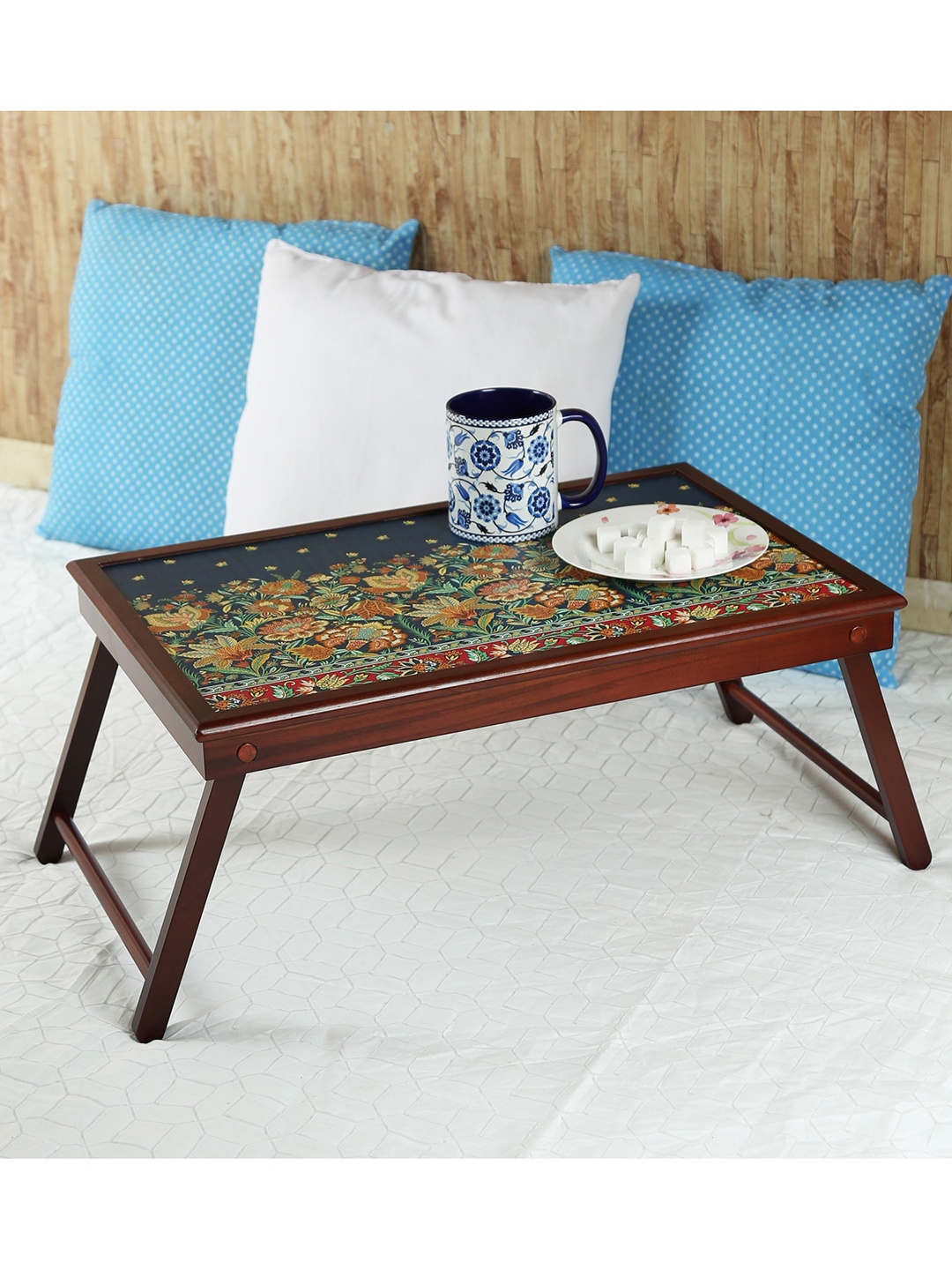 

Reinvention Factory Gara Teak Wood Tray, Brown