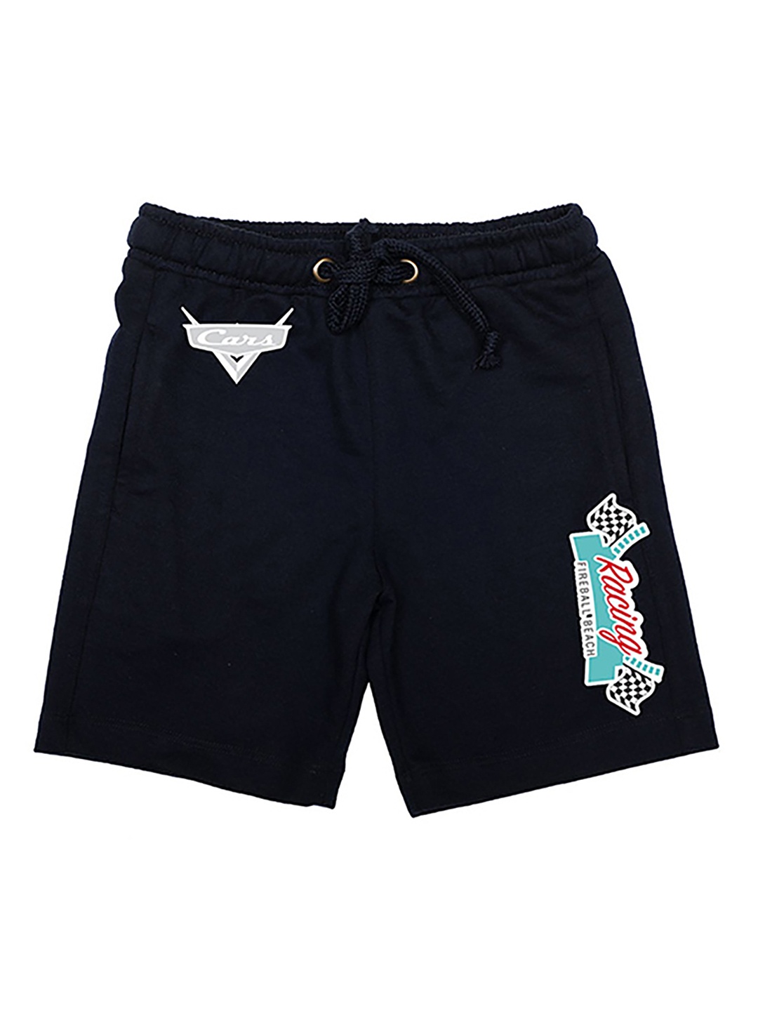 

Disney by Wear Your Mind Boys Navy Blue Solid Regular Fit Regular Shorts
