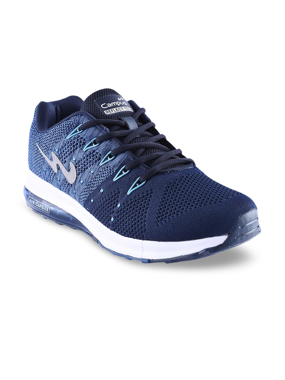 Campus Men Navy Blue Running Shoes