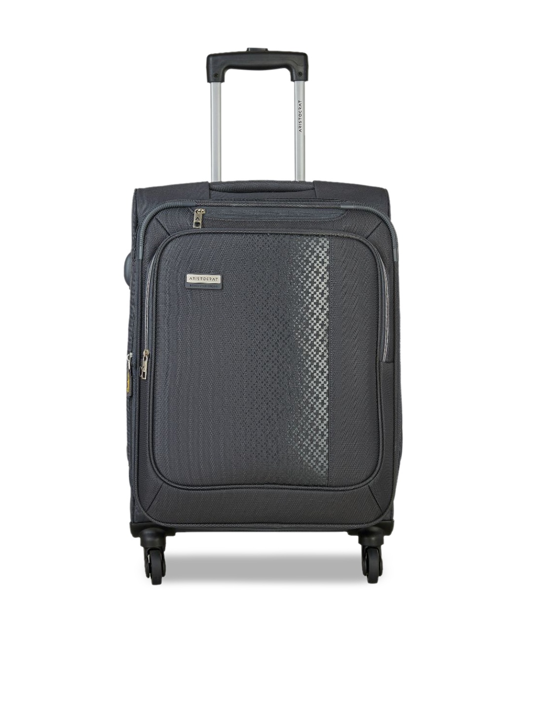 

Aristocrat Unisex Grey Solid Cabin Trolley Bag
