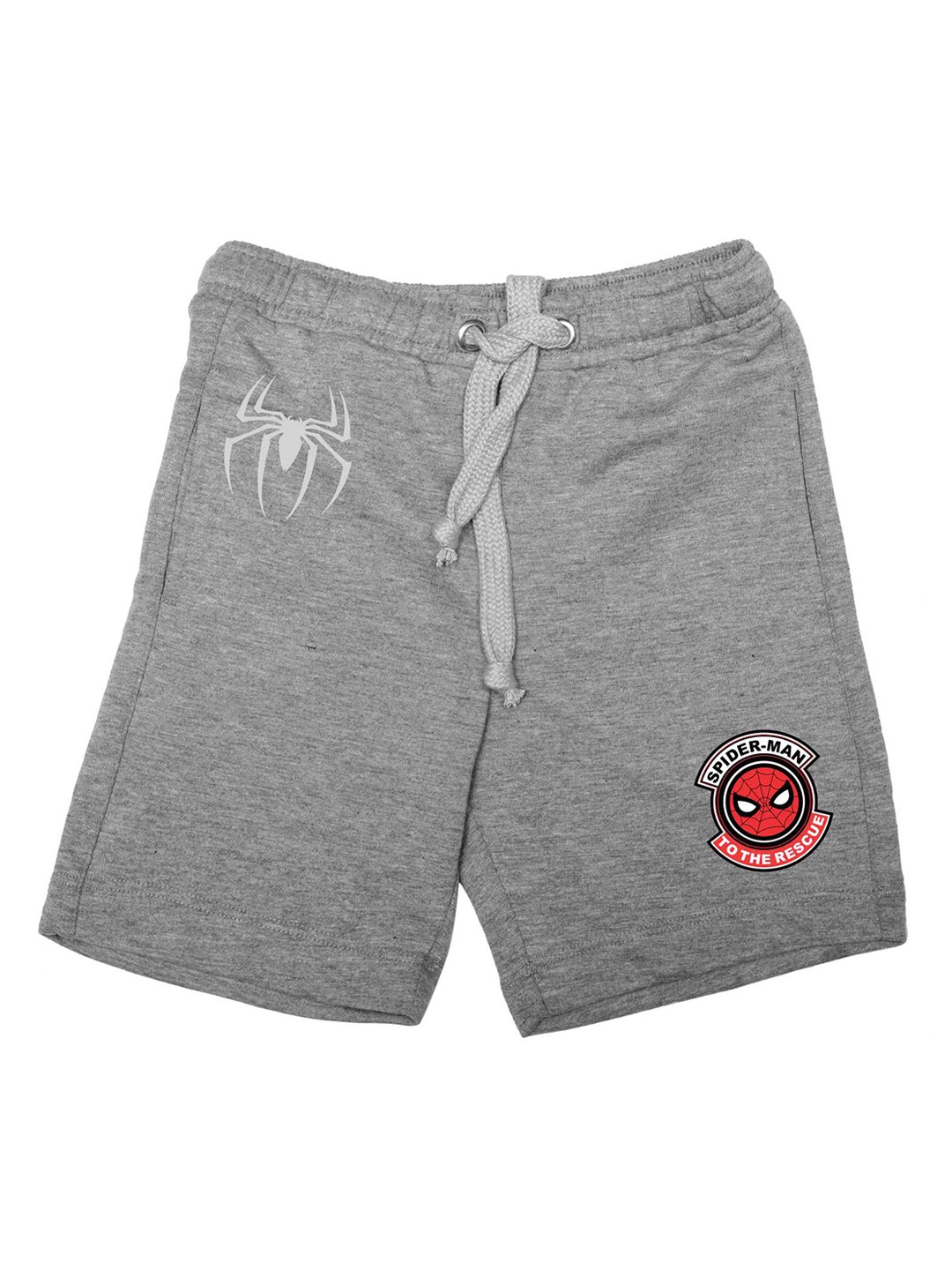 

Marvel by Wear Your Mind Boys Grey Solid Regular Fit Sports Shorts