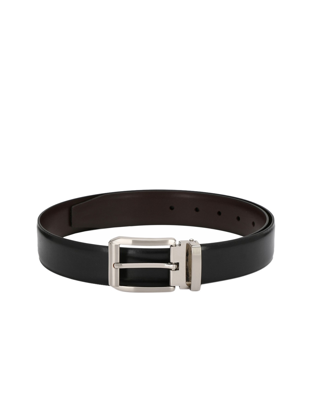 

Pacific Gold Men Black & Brown Reversible Solid Belt