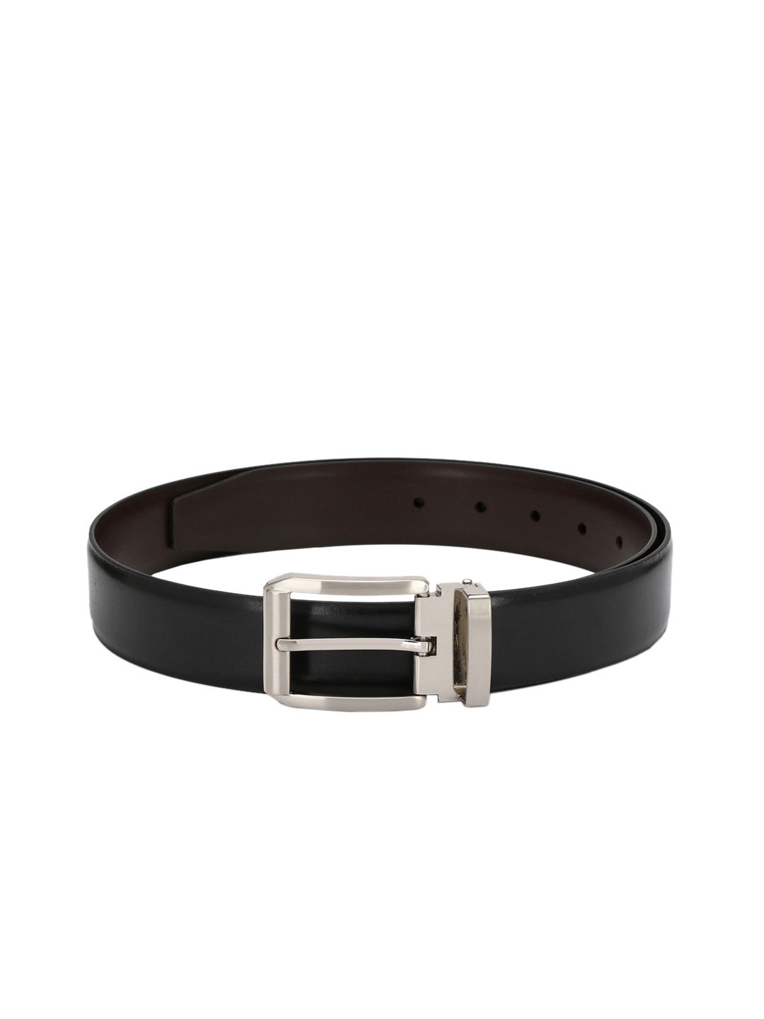 

Pacific Gold Men Black & Brown Reversible Solid Belt