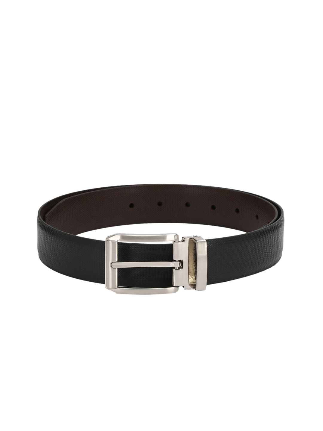 

Pacific Gold Men Black & Brown Reversible Solid Belt