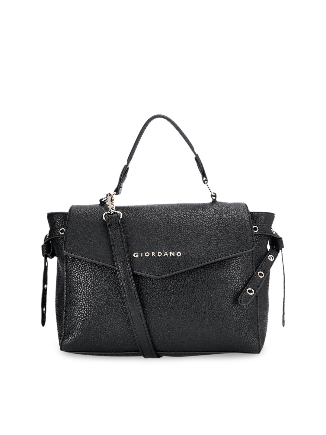 

GIORDANO Women Black Solid Handheld Bag