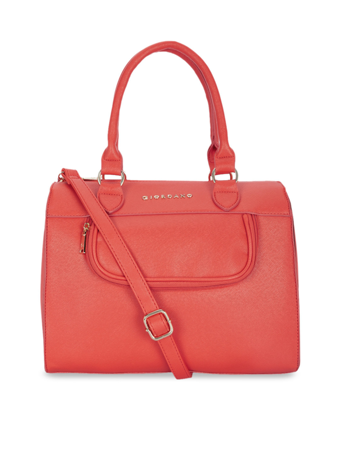 

GIORDANO Red Solid Handheld Bag