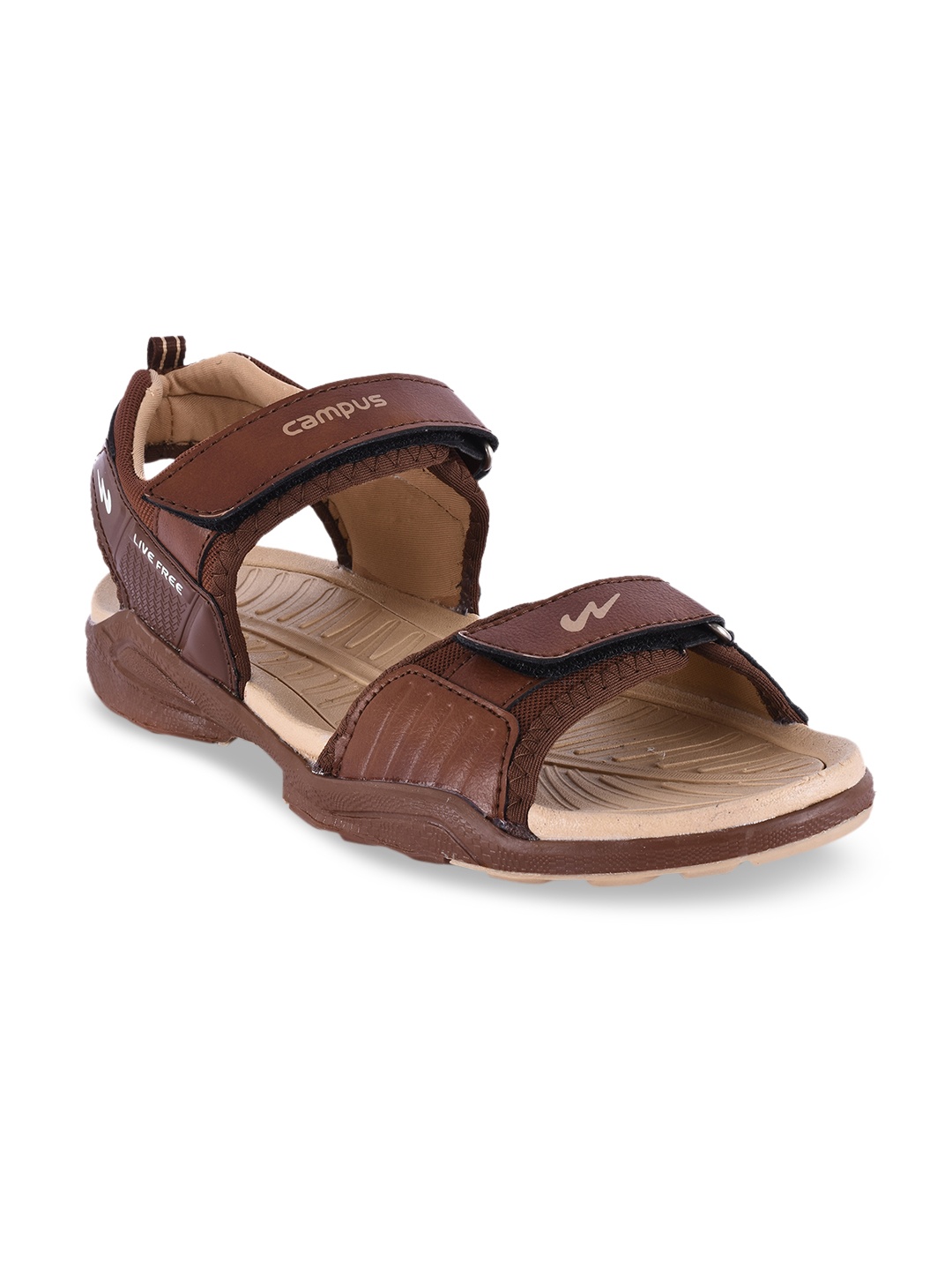 

Campus Men Brown Sandals