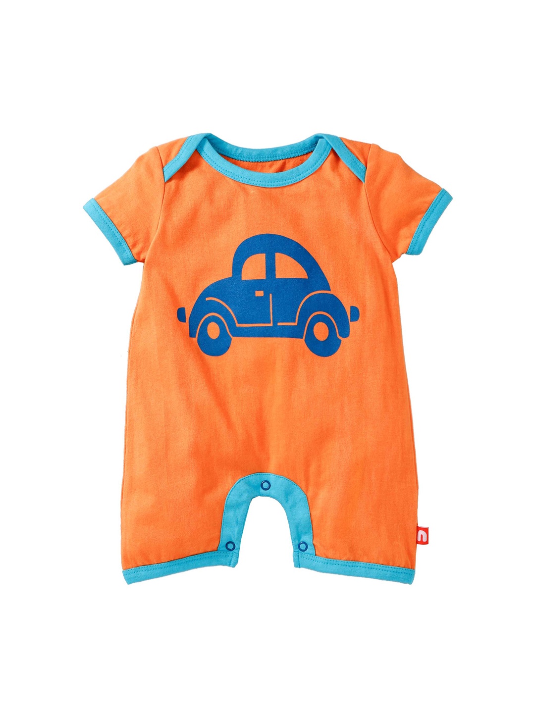 

Nino Bambino Infants Orange Printed Romper