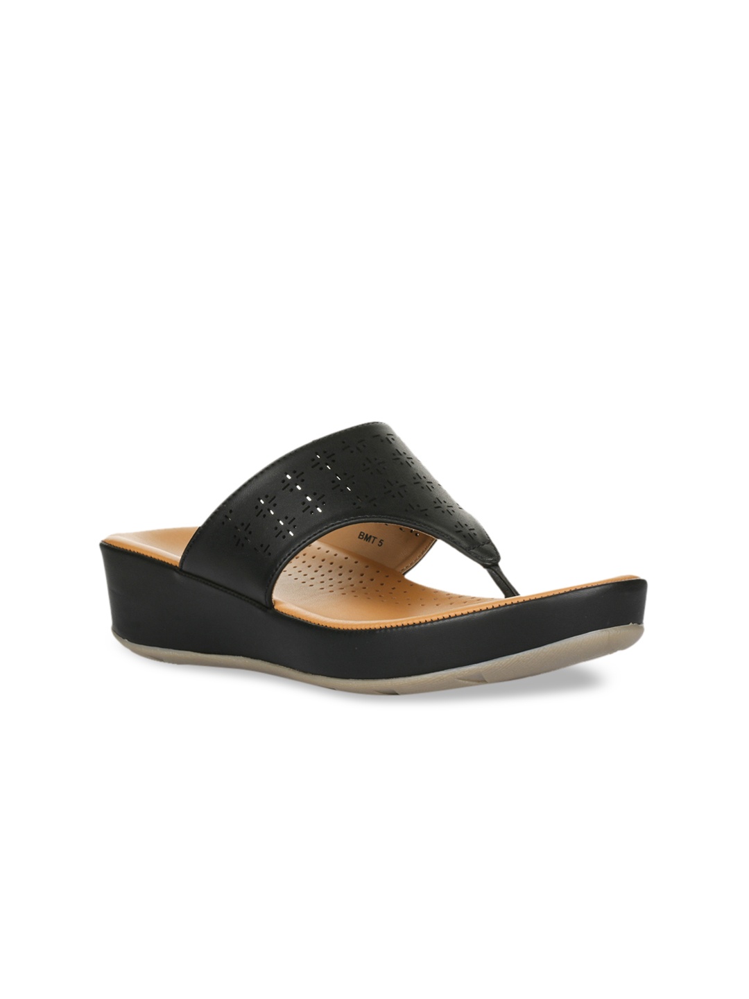 

Healers Women Black Solid Sandals