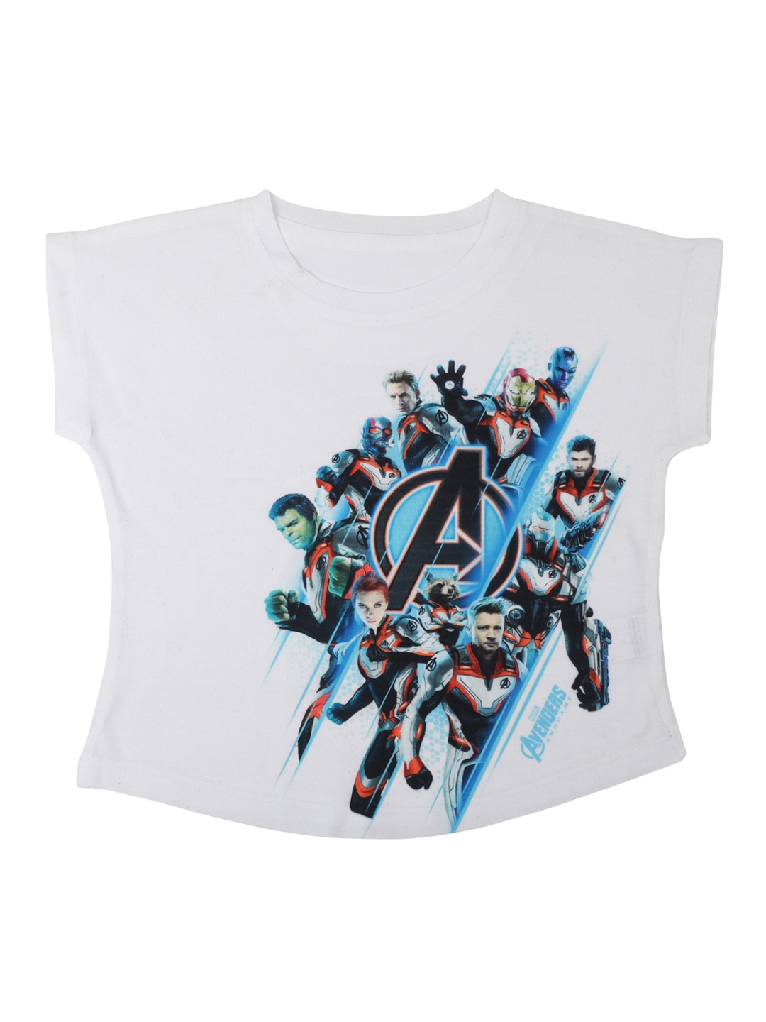 

Marvel by Wear Your Mind Girls White Printed Top